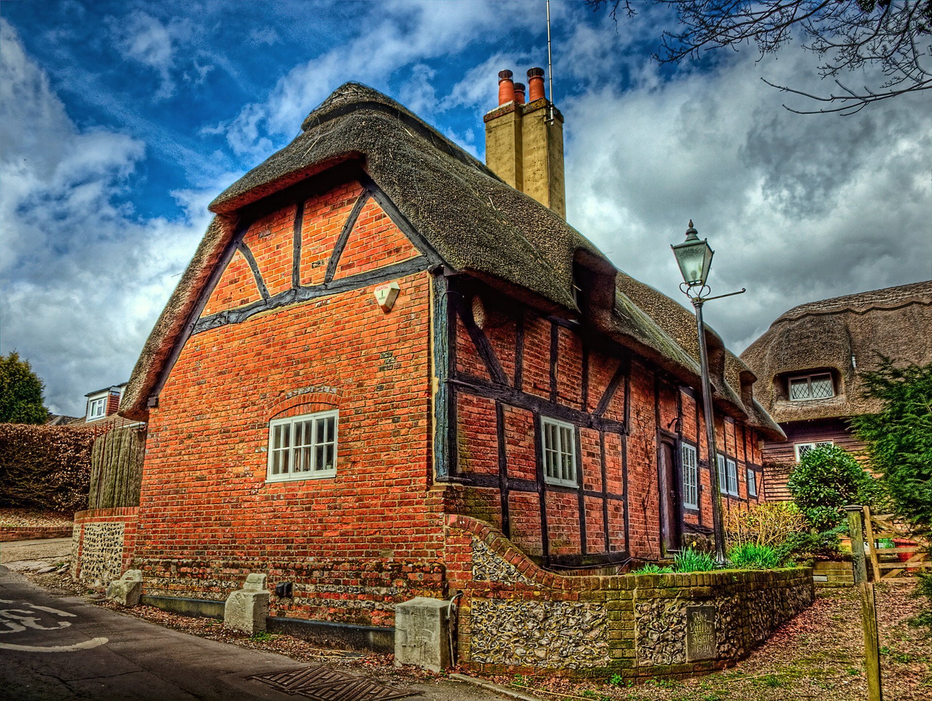 hampshire küçük ev Manzara Resimleri